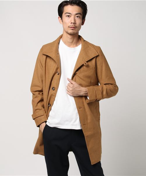 セール ウール混イタリアンカラーコート Bgn チェスターコート Gossip ロサンゼルス ゴシップロサンゼルス のファッション