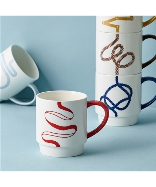 Francfranc フランフラン の スタッキングマグ コネクト アップル グラス マグカップ タンブラー Wear