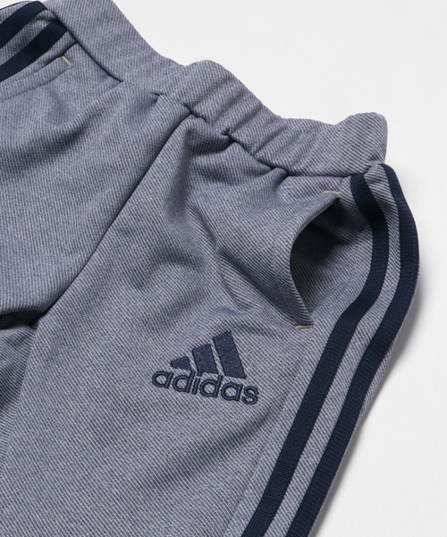adidas（アディダス）の「Boys adidasDAYS デニム風ジャージ パンツ（その他パンツ・キッズ・ブルー系その他/ブルー系その他2/ブラック・100/110/120/130/140/150/160）」の5枚目の写真