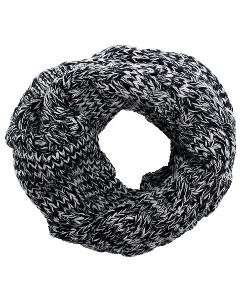 ８(eight)（エイト）の「MIXニット ケーブルニット スヌード ネックウォーマー（ネックウォーマー/スヌード・メンズ・ブラック/グレー・FREE）」の2枚目の写真