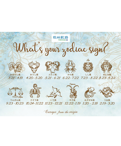 欧州航路】Zodiac signs 12星座バングル シルバーカラー（バングル