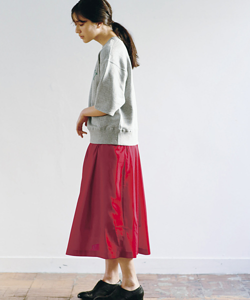 avecmoi（アヴェクモワ）の「ａｖｅｃｍｏｉ　ギャザースカート＜レッド＞（スカート・レディース・ピンク・SMALL/MEDIUM/LARGE/X-LARGE）」の8枚目の写真