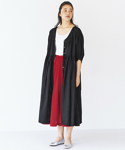 avecmoi（アヴェクモワ）の「ａｖｅｃｍｏｉ　ギャザースカート＜レッド＞（スカート・レディース・ピンク・SMALL/MEDIUM/LARGE/X-LARGE）」の14枚目の写真