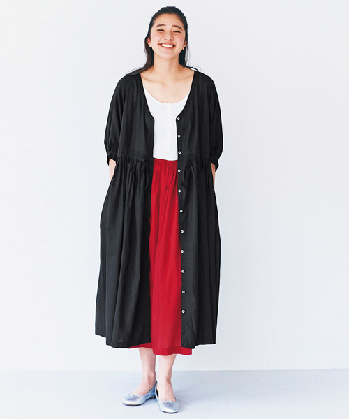 avecmoi（アヴェクモワ）の「ａｖｅｃｍｏｉ　ギャザースカート＜レッド＞（スカート・レディース・ピンク・SMALL/MEDIUM/LARGE/X-LARGE）」の16枚目の写真