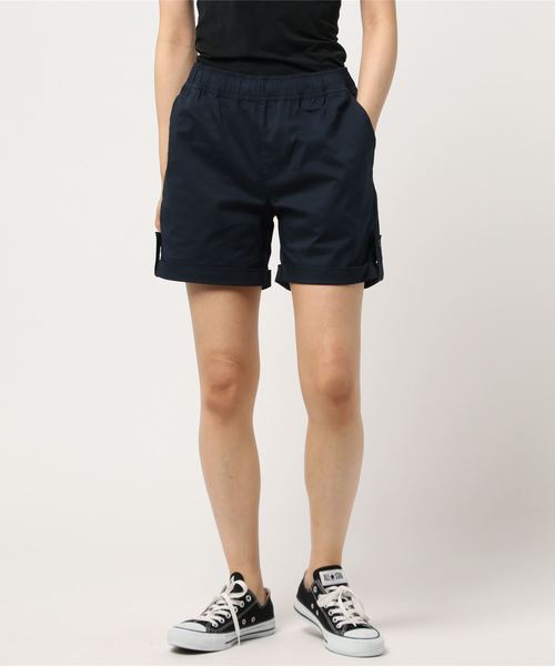 AIGLE(エーグル)の「エキスタショート(カーゴパンツ・レディース・ライトベージュ/ダークネイビー・36/34/38)」の1枚目の写真