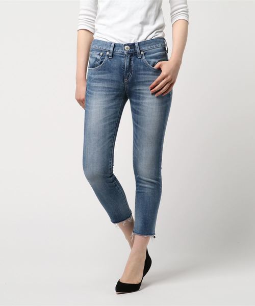 RED CARD TOKYO（レッドカード）の「RED CARD デニムパンツ "Anniversary25th Crop" 【ESTNATION EXCLUSIVE】（デニムパンツ・レディース・ブルー・23/22/21/24/25/26/27）」の2枚目の写真