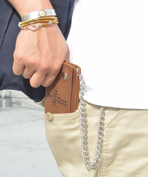 ROOPTOKYO(ループトウキョウ)の「ドッグタウン / DOGTOWN CROSS LEATHER WALLET(財布・メンズ・ブラウン・ONE SIZE)」の5枚目の写真