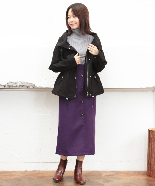 SESTO(セスト)の「ツイルマウンテンパーカーフーディージャケット(マウンテンパーカー・レディース・ブラック/ベージュ/ネイビー/カーキブラウン/カモフラージュ・M)」の6枚目の写真