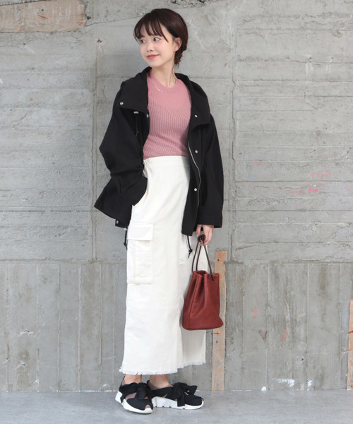 SESTO(セスト)の「ツイルマウンテンパーカーフーディージャケット(マウンテンパーカー・レディース・ブラック/ベージュ/ネイビー/カーキブラウン/カモフラージュ・M)」の10枚目の写真