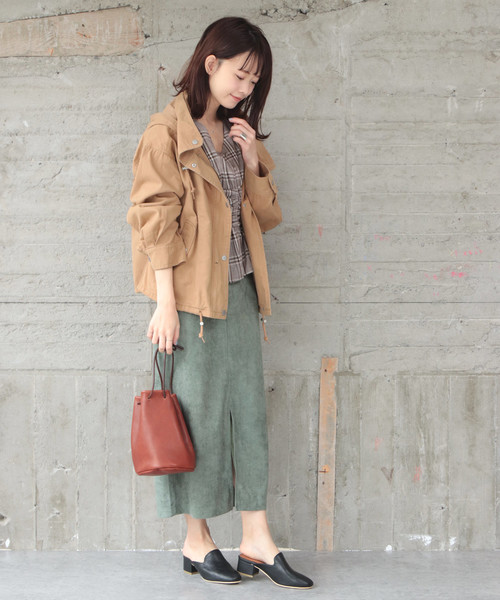 SESTO(セスト)の「ツイルマウンテンパーカーフーディージャケット(マウンテンパーカー・レディース・ブラック/ベージュ/ネイビー/カーキブラウン/カモフラージュ・M)」の8枚目の写真