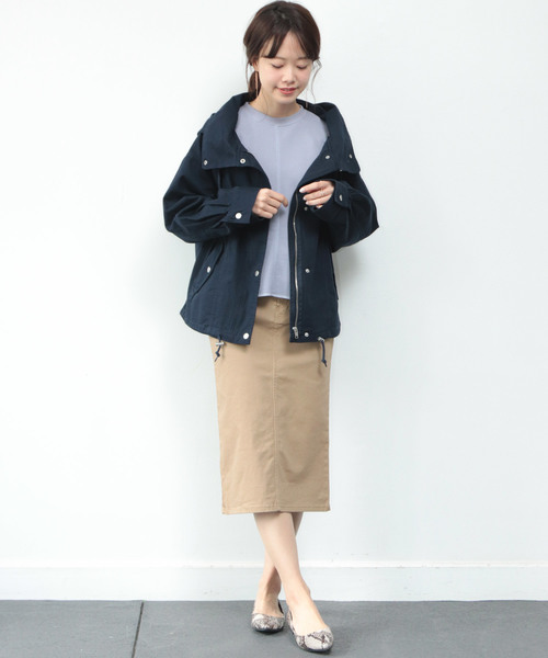 SESTO(セスト)の「ツイルマウンテンパーカーフーディージャケット(マウンテンパーカー・レディース・ブラック/ベージュ/ネイビー/カーキブラウン/カモフラージュ・M)」の17枚目の写真