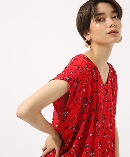 AZUL by moussy（アズールバイマウジー）の「花柄2way楊柳