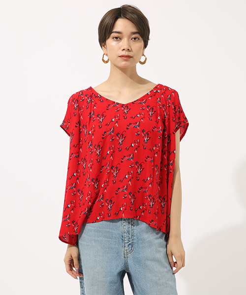 AZUL by moussy（アズールバイマウジー）の「花柄2way楊柳