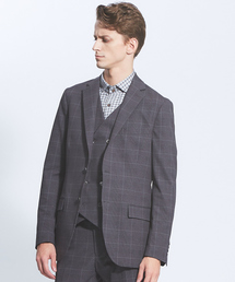 ABAHOUSE（アバハウス）の「【Recency of Mine/セットアップ対応】PrimeFlex 2WAYグレンチェックジャケット（テーラードジャケット・メンズ）」