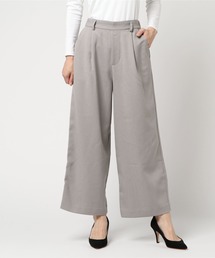 ウーリッシュフラノワイドパンツ