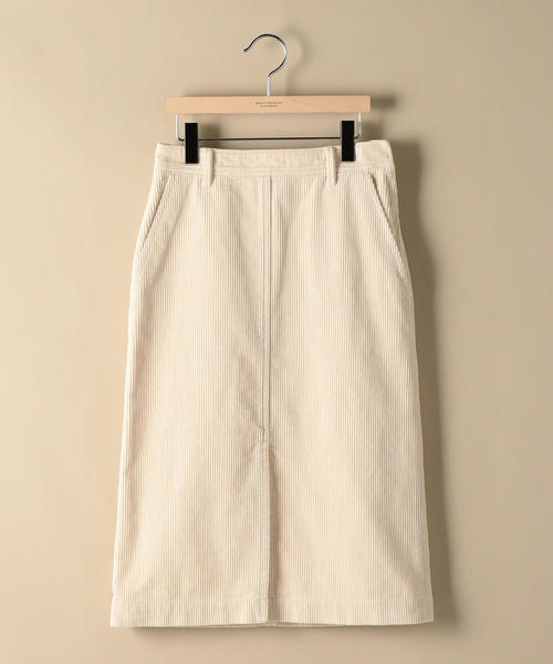 BEAUTY&YOUTH UNITED ARROWS（ビューティーアンドユースユナイテッドアローズ）の「BY コーデュロイタイトスカート ◆（スカート・レディース・ネイビー/オフホワイト/ケリー・SMALL/MEDIUM）」の6枚目の写真