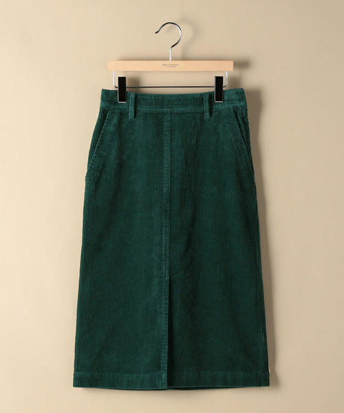 BEAUTY&YOUTH UNITED ARROWS（ビューティーアンドユースユナイテッドアローズ）の「BY コーデュロイタイトスカート ◆（スカート・レディース・ネイビー/オフホワイト/ケリー・SMALL/MEDIUM）」の7枚目の写真