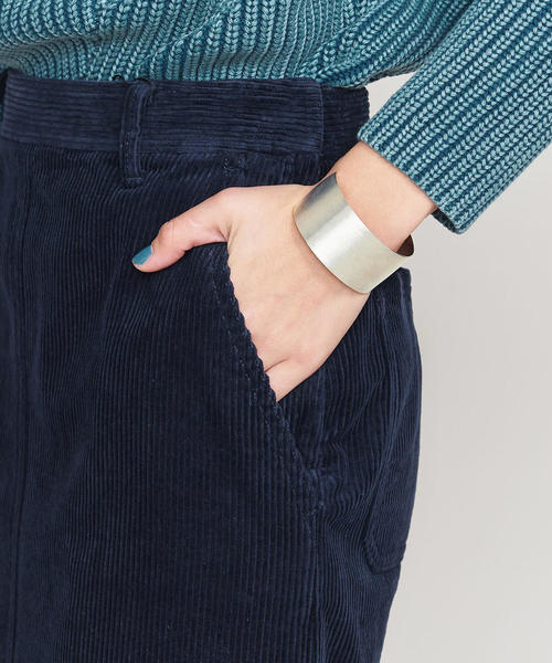 BEAUTY&YOUTH UNITED ARROWS（ビューティーアンドユースユナイテッドアローズ）の「BY コーデュロイタイトスカート ◆（スカート・レディース・ネイビー/オフホワイト/ケリー・SMALL/MEDIUM）」の13枚目の写真