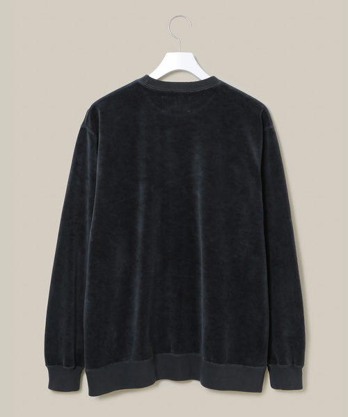 ADAM ET ROPE'（アダムエロペ）の「ベロアオーバーダイクルーネックプルオーバー（Tシャツ/カットソー・メンズ・チャコールグレー/ブラック/イエロー系その他3・M/L）」の10枚目の写真