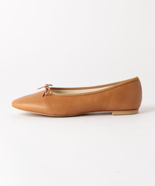 ODETTE E ODILE（オデットエオディール）の「OFD ディープバレリーナ FLT10↓↑（バレエシューズ・レディース・ベージュ/ホワイト/ダークブラウン/ブラック/シルバー/ゴールド・24cm/24.5cm/21.5cm/23cm/22cm/25cm/23.5cm/22.5cm）」の9枚目の写真