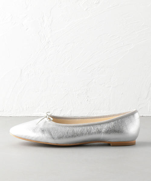 ODETTE E ODILE（オデットエオディール）の「OFD ディープバレリーナ FLT10↓↑（バレエシューズ・レディース・ベージュ/ホワイト/ダークブラウン/ブラック/シルバー/ゴールド・24cm/24.5cm/21.5cm/23cm/22cm/25cm/23.5cm/22.5cm）」の14枚目の写真