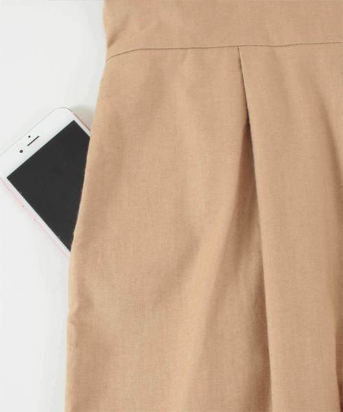 titivate（ティティベイト）の「Vﾈｯｸﾀﾞﾌﾞﾙﾎﾞﾀﾝｵｰﾙｲﾝﾜﾝ（つなぎ/オールインワン・レディース・ブラック/ベージュ/カーキ・S/M/L）」の13枚目の写真