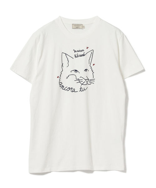 BEAMS T（ビームスティー）の「MAISON KITSUNE / ANCORA Tee（Tシャツ/カットソー・メンズ・ホワイト・SMALL/MEDIUM/LARGE/X-SMALL）」の3枚目の写真