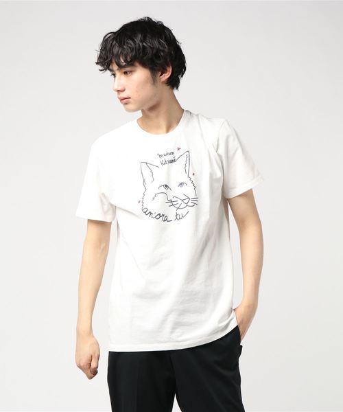 BEAMS T（ビームスティー）の「MAISON KITSUNE / ANCORA Tee（Tシャツ/カットソー・メンズ・ホワイト・SMALL/MEDIUM/LARGE/X-SMALL）」の5枚目の写真