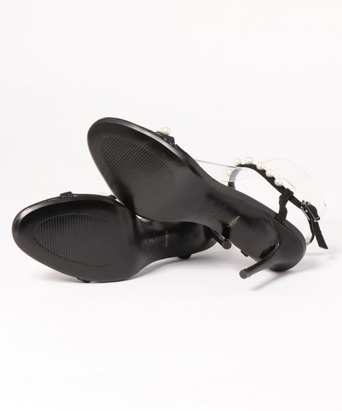 JILL STUART（ジルスチュアート）の「《TSURU by MARIKO OIKAWA》PERLE SANDALS パールサンダル（パンプス・レディース・ブラック・24.0cm/23.5cm/23.0cm）」の2枚目の写真