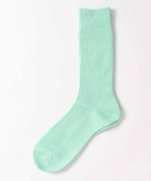 JUNRED（ジュンレッド）の「アノニマスブリリアントクルーソックス（ソックス/靴下・メンズ・ブラック/オフホワイト/ピンク/イエロー/ライトグリーン・FREE）」の3枚目の写真