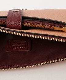 コーチ カラーブロック ノア ポップアップ ショルダーバッグ 白 ボルドー COACH（コーチ） ポシェット ショルダーバッグ ノアポップアップ