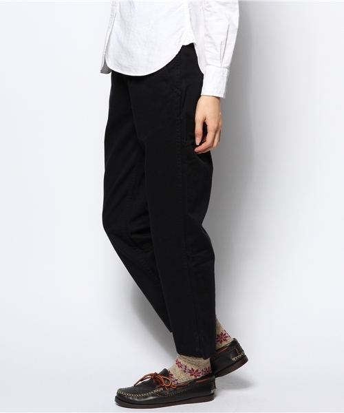 BEAMS BOY(ビームスボーイ)の「□BEAMS BOY / アーミーチノ 9分丈 0066CL(チノパンツ・レディース・オリーブ/ネイビー・0/1/2)」の4枚目の写真