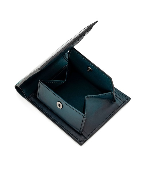YUHAKU/ユハク」本革 二つ折り財布 レザーウォレット（財布