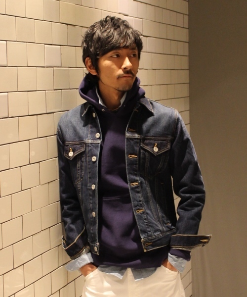 JOURNAL STANDARD（ジャーナルスタンダード）の「スタンダードデニムジャケット #（デニムジャケット・メンズ・ダークブルー/ネイビー・LARGE/MEDIUM）」の2枚目の写真