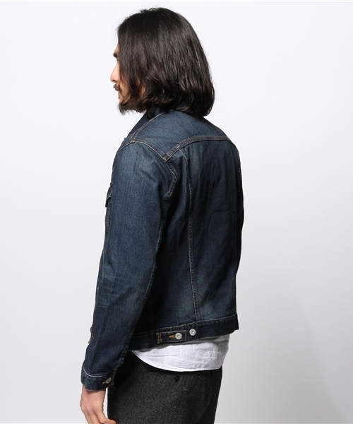 JOURNAL STANDARD（ジャーナルスタンダード）の「スタンダードデニムジャケット #（デニムジャケット・メンズ・ダークブルー/ネイビー・LARGE/MEDIUM）」の4枚目の写真