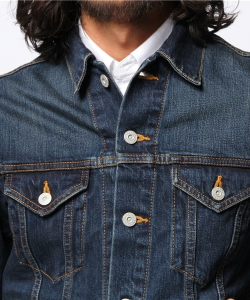 JOURNAL STANDARD（ジャーナルスタンダード）の「スタンダードデニムジャケット #（デニムジャケット・メンズ・ダークブルー/ネイビー・LARGE/MEDIUM）」の6枚目の写真