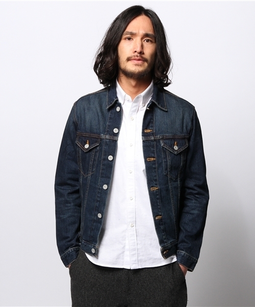 JOURNAL STANDARD（ジャーナルスタンダード）の「スタンダードデニムジャケット #（デニムジャケット・メンズ・ダークブルー/ネイビー・LARGE/MEDIUM）」の12枚目の写真