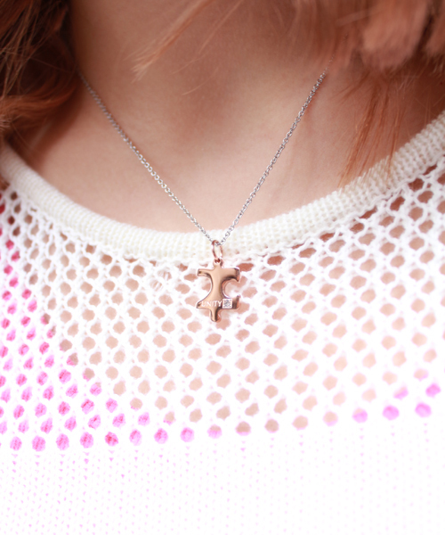 WEGO（ウィゴー）の「WEGO/パズルネックレス（ネックレス・レディース・ブラック/ピンク・FREE）」の13枚目の写真