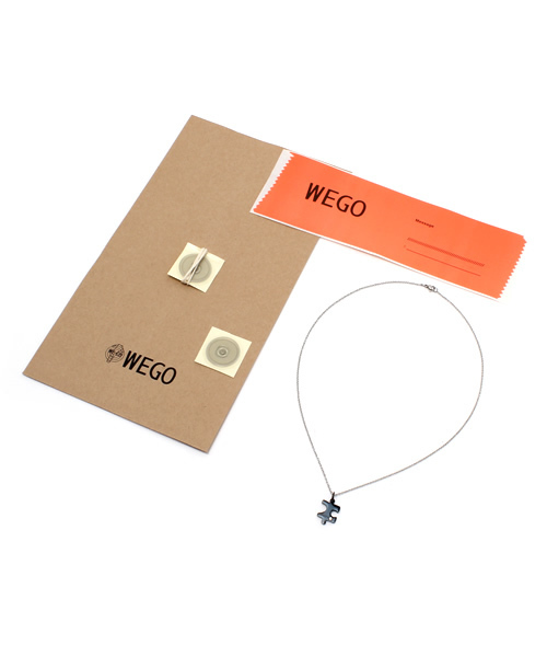 WEGO（ウィゴー）の「WEGO/パズルネックレス（ネックレス・レディース・ブラック/ピンク・FREE）」の3枚目の写真