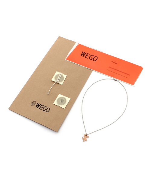 WEGO（ウィゴー）の「WEGO/パズルネックレス（ネックレス・レディース・ブラック/ピンク・FREE）」の4枚目の写真