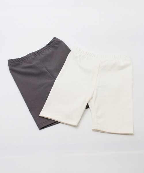 Rora(ローラ)の「3分丈ショーツ 2枚1セット(レギンス/スパッツ・キッズ・ブラック・100cm/110cm/120cm/130cm/140cm/90cm/150cm)」の2枚目の写真