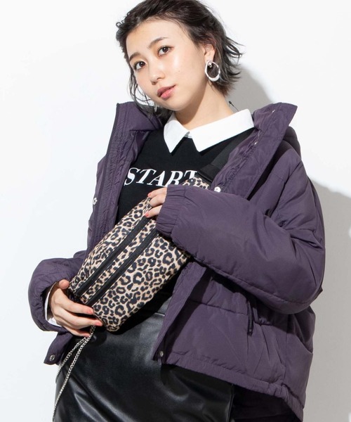 WEGO(ウィゴー)の「WEGO/ダブルジップボックスウエストバッグ(ボディバッグ/ウエストポーチ・メンズ・パープル/ブラック/その他2/その他3/その他1・FREE)」の4枚目の写真