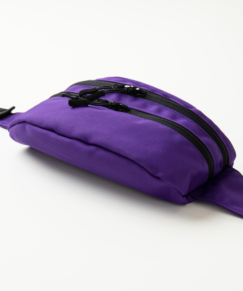 WEGO(ウィゴー)の「WEGO/ダブルジップボックスウエストバッグ(ボディバッグ/ウエストポーチ・メンズ・パープル/ブラック/その他2/その他3/その他1・FREE)」の10枚目の写真