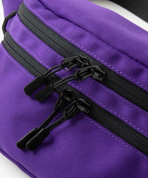 WEGO(ウィゴー)の「WEGO/ダブルジップボックスウエストバッグ(ボディバッグ/ウエストポーチ・メンズ・パープル/ブラック/その他2/その他3/その他1・FREE)」の12枚目の写真