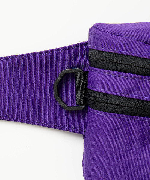 WEGO(ウィゴー)の「WEGO/ダブルジップボックスウエストバッグ(ボディバッグ/ウエストポーチ・メンズ・パープル/ブラック/その他2/その他3/その他1・FREE)」の14枚目の写真