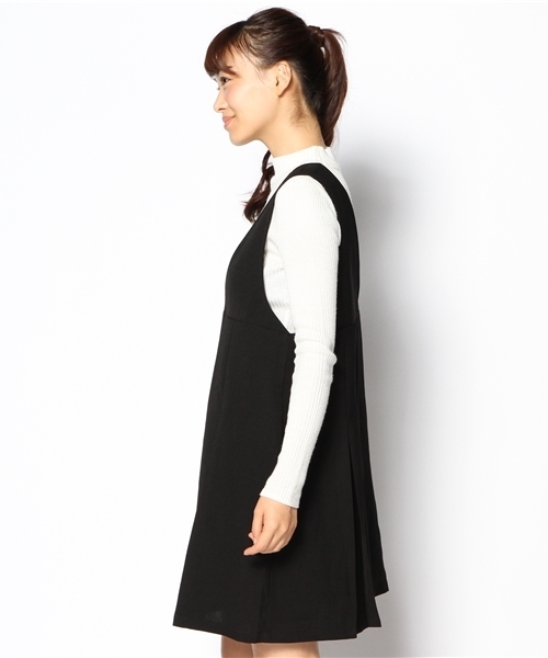 mystic（ミスティック）の「ジャンパースカート（スカート・レディース・ブラック/ネイビー/キャメル・FREE）」の5枚目の写真