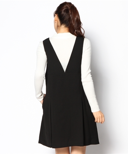 mystic（ミスティック）の「ジャンパースカート（スカート・レディース・ブラック/ネイビー/キャメル・FREE）」の6枚目の写真