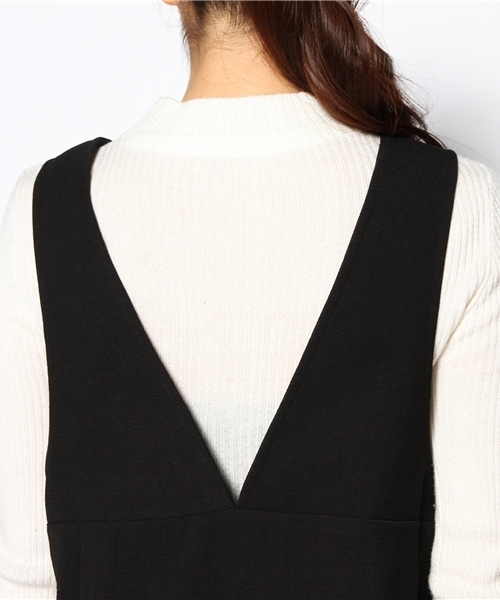 mystic（ミスティック）の「ジャンパースカート（スカート・レディース・ブラック/ネイビー/キャメル・FREE）」の9枚目の写真