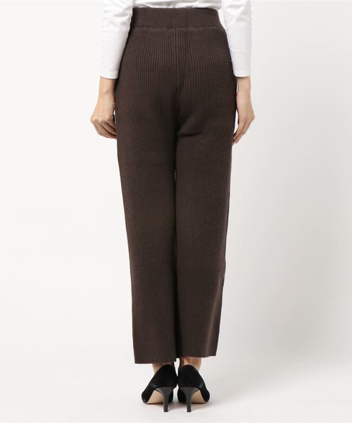 archives（アルシーヴ）の「【setupにも】リブニットパンツ（その他パンツ・レディース・ブラウン/アイボリー/ピンクベージュ・MEDIUM）」の6枚目の写真