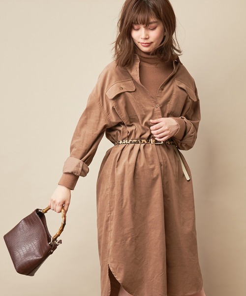 natural couture（ナチュラルクチュール）の「便利なもちもちリブタートル（ニット/セーター・レディース・アイボリー/ボルドー/ブラウン/ブラック/ベージュ・FREE）」の22枚目の写真